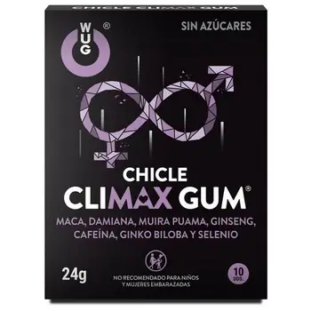 

Stimulate women and men WUG GUM CLIMAX GUM 10 UDS