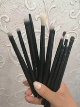 DUcare-Juego de brochas de maquillaje, 8-27 Uds., negro, profesional, pelo Natural, base en polvo, colorete, sombra de ojos