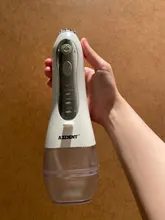 AZDENT HF-5 irrigador Oral de agua portátil hilo Dental recargable USB agua irrigador Dental con chorro diente elegir 5 De punta 300ml 3 modelos