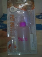 7 unid/set perro botella para gatos Alimentación de Mascotas de agua herramientas cepillo de limpieza de los pezones perforadora gato cachorro gatito Totoro conejo