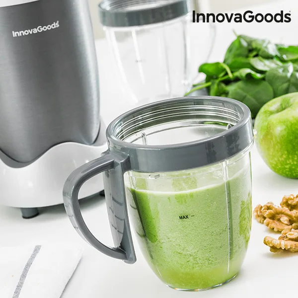 InnovaGoods One Touch Nutri-Blender с книгой рецептов 600 Вт Серый