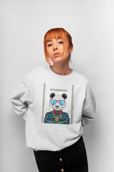 

Angemiel Wear Tourist Panda Women Sweatshirts