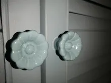 Tirador de cajón de armario de cerámica de color especial, tirador de mueble, perilla, tiradores de armario europeo, 1 ud.