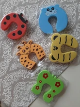 Door-Stopper Card-Lock Finger-Protector Newborn-Care Animal Baby-Safety Security Child