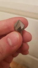 Broca de chaflán para taladro avellanado de 90 grados, vástago hexagonal de 1/4 , puntas de ángulo de trabajos de carpintería, cortador de corte cónico, elimina la fresa, 1 ud.