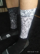 Calcetines antideslizantes para ciclismo profesional, medias suaves y transpirables para ciclistas, adecuados para ciclismo de montaña y de carreras para hombre y mujer