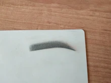 Maquillaje permanente de cejas, labios, 20x15cm, tatuaje en blanco, practicar, hoja de la piel para kit de suministro de agujas de máquina, 10 y 5 uds.