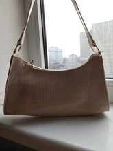 Bolso Baguette de piel de cocodrilo para mujer, bolsas de mensajero de hombro para mujer, bolsos de cuero de marca de lujo, bolsos cruzados, novedad de 2020
