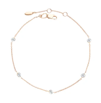 

Gold bracelet with diamonds sunlight sample 585