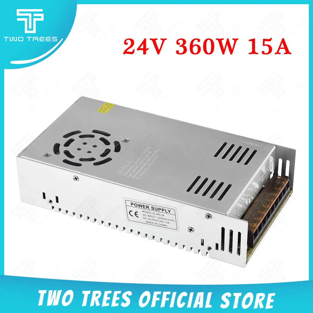 24V 15A 360W импульсный источник питания адаптер светодиодные полосы светильник