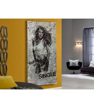 

Original Collage: Model FOOT LOOSE