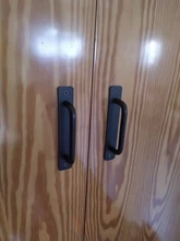 Pulls Furniture-Handle Door-Hardware-Knobs Balcony Bedroom Kitchen-Door Silver Aluminium-Alloy