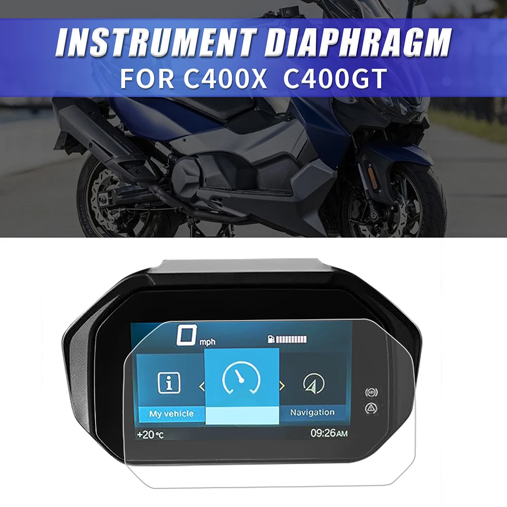 

FOR BMW C400GT C400X C400 GT X 2018-2023 Dashboard Screen Protect Speedometer Scratch Cluster Screen Protection Instrument Film