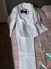 Traje de novio de diseño blanco personalizado, esmoquin de solapas para hombre, 2 piezas, chaqueta, pantalones y corbata, C922