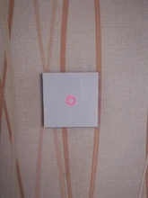 Wall-Lamp Light-Switch Glass-Panel Ac110-220v-Switch 1-Gang White Crystal Standard 1-Way