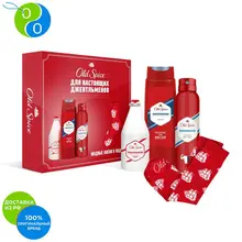 Подарочный набор: Old Spice Whitewater(Аэрозольный дезодорант 150 мл+ Гель для душа 250 мл+ Лосьон после бритья 100мл+ Носки
