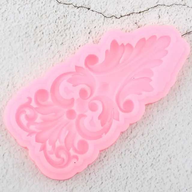 Könnyű Szilikon Penész Csipke Torta Szegély Fondant Penészek Konyhai Sütés Csokoládé Polimer Agyag Cukorkapenék - Image 5