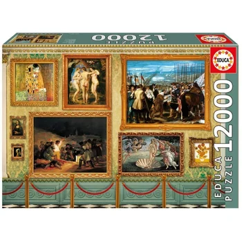 

Educa Borrás 17137. Great Works of Art. Puzzle 12000 pieces.