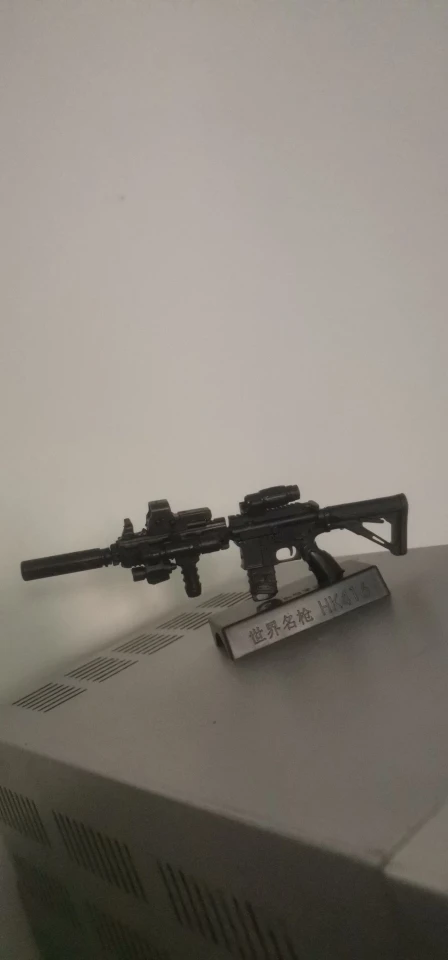 1:6 PUBG M416 HK416 Rifle Assembly Gun Model Assembling Puzzles Building Bricks For Action Figure