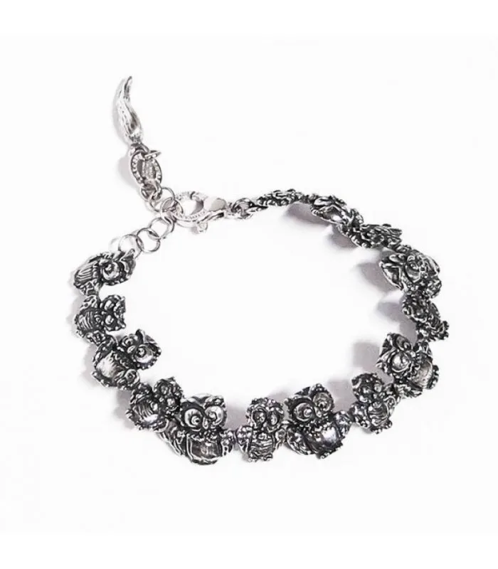 Браслет JOHN RASPINI MINI Совы серебро 7582