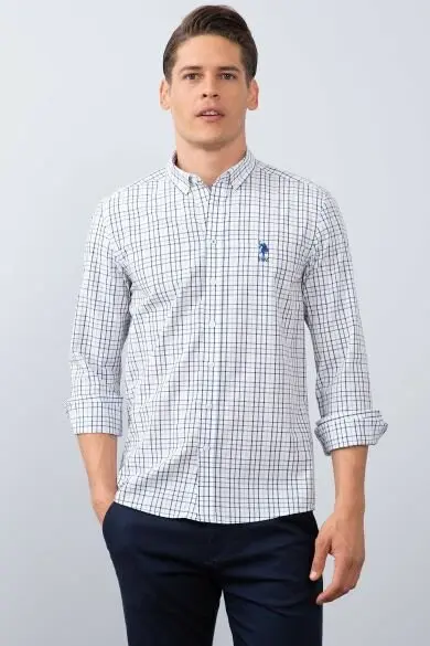 Uss. POLO ASSN. Мужские тканые Gomlek