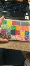 6000pcs 24 colors Refill Beads puzzle Crystal DIY water spray beads set ball games 3D