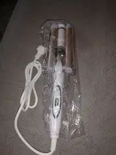 Utensilios de peluquería profesional, rizador de cerámica de triple barril de pelo eléctrico, ondulador de pelo, herramientas de estilismo