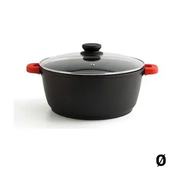 

Casserole with glass lid Quid Intense Aluminium