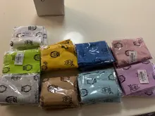 Pañuelo estampado de búho de dibujos animados para bebés y niños, bufandas de algodón para cuello, bufanda de invierno, anillo redondo