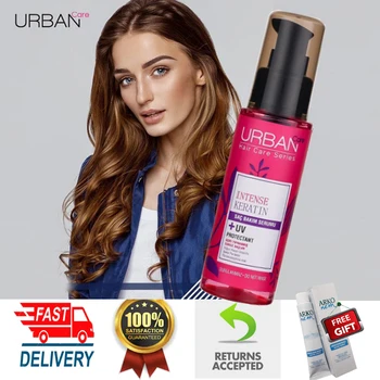 

Intensive Hair Serum Keratin Treatment Brazilian Quality Hair Straightening Blow Dry Smoothing Repair Damage Frizzy Hair