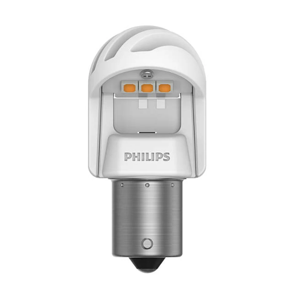 Philips 12v Py21w Bau15s Amber-tremeultinon Led Gen2 + Canbus Car
