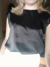 Blusa elegante de seda satinada para oficina, camisa básica de talla grande para mujer, color caqui, 2021