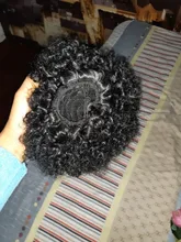 DIFEI Puff Afro rizado moño Peluca de cola de caballo de Afro corto rizado cola de caballo en el Clip moño de pelo sintético piezas de cabello