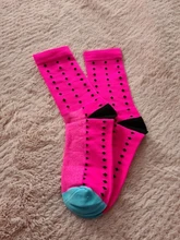 Dh Sports-calcetines de nailon para mujer, para ciclismo de montaña o de carretera, Crazy Dot