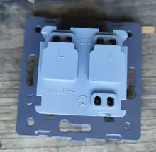 Power-Socket Module Outlet Glass-Panel Wall Safety WELAIK 220v 16a Diy-Parts EU A8EW