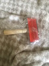 Peine de aseo para mascotas, cepillo para quitar el pelo caído, mango de madera, rebanador, suministro para gato M2EF