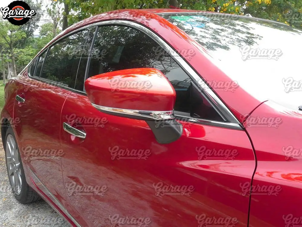 Накладки на зеркала для Mazda 6 2013- ABS пластик литье 1 комплект/2 шт. украшение для автомобиля Стайлинг