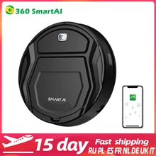 360 smartai 11max robô aspirador de pó wifi app controle voz 1500pa vida carregamento automático 110min robô limpeza doméstica aspirador