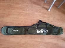 Soporte de caña de pescar plegable portátil, bolsa de almacenamiento de herramientas para caña de pescar