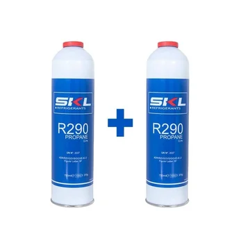 

2 bottles R290 370Gr Propane Disposable Container