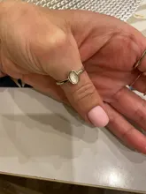 Anillos metálicos de dedo con piedras coloridas para mujer y niña, HZ, 2019, Vintage, color plata, para verano
