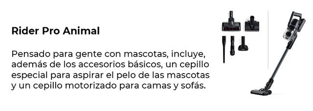 Aspirador Escoba sin Cable Mellerware Rider Pro!400W 22000Pa 3en1 (Escoba/Lanza/Mano)  60min HEPA - Aspirador y limpiadores - Los mejores precios