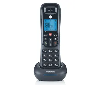 

MOTOROLA CD4001 BLACK FIXED WIRELESS PHONE WITH SCREEN AND BACKLIT KEYBOARD
