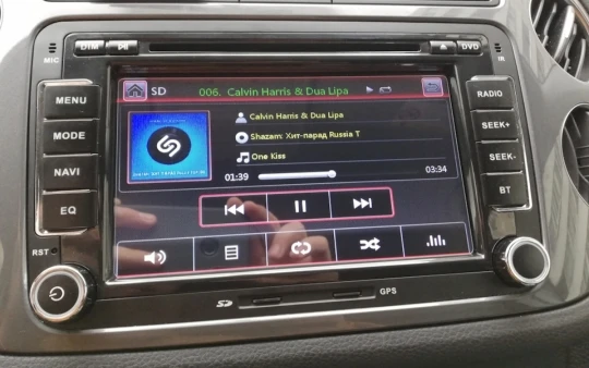 Установка магнитолы isudar tiguan - 91 фото