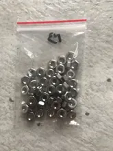 1/2/5/10/25/50/100X M1 M1.2 M1.4 M1.6 M2 M2.5 M3 M3.5 M4 M5 M6 M8 M10 M12 M16 M20 M24 DIN934 hexagonal de acero inoxidable 304 tuerca hexagonal