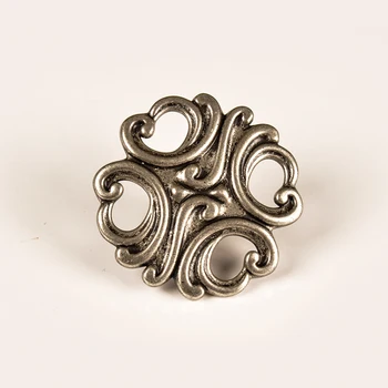 

Italian Design Shiny Silver Antique Color, Cabinet Drawer Furniture Handle-WPO723.064.00MA