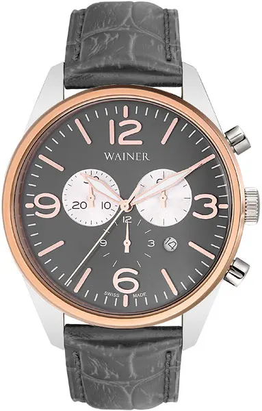 Швейцарские наручные часы Wainer WA.13426-M с хронографом | Наручные