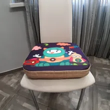 JXM-cojín elevador para silla de comedor de bebé, cojín para asiento de silla con dibujos animados para niños, elevación de silla de paseo