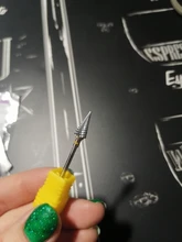 1 Uds cerámica de carburo de tungsteno de broca para rebaba Bits cono de fresado para manicura máquina de taladro eléctrico poco Máquina Herramienta de uñas