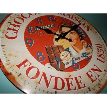 

VINTAGE Wood clock wall decoration